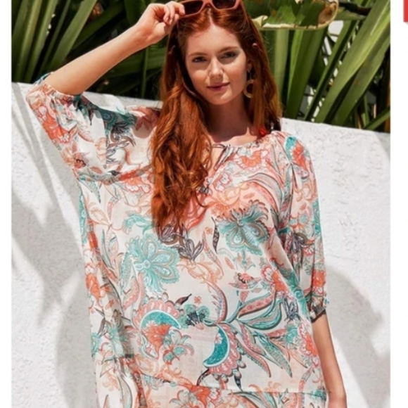 Cupshe Eve Boho Print Dress Size L - Picture 1 of 6